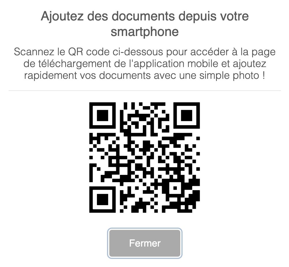 Scan via application mobile